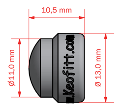 10 Pack Membrane Butyl for Keofitt Multi Micro Port 49 (900049)
